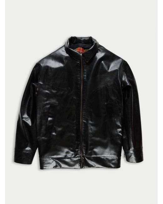 La Fetiche Red Jaime X Reversible Bomber Jacket