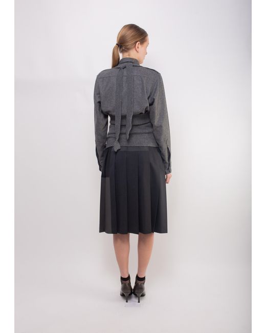 La Fetiche Gray Loic Military Syle Shirt