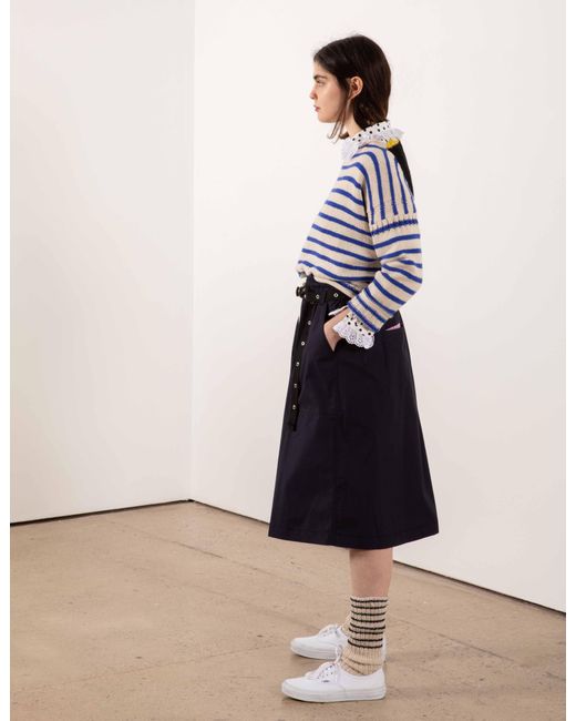 La Fetiche Blue Simone Skirt