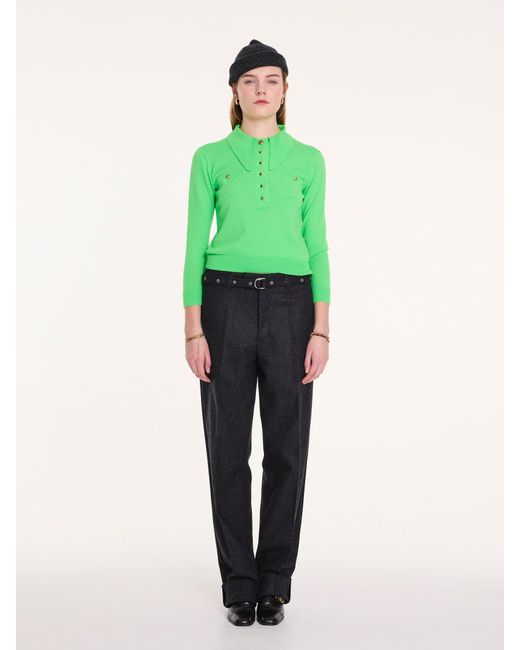 La Fetiche Blue Albert Menswear Tailored Pant