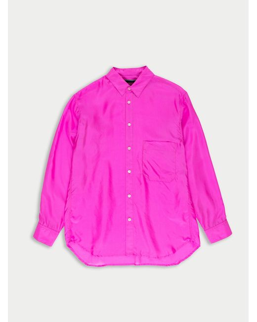 Women's Pink Nico Silk Shirt