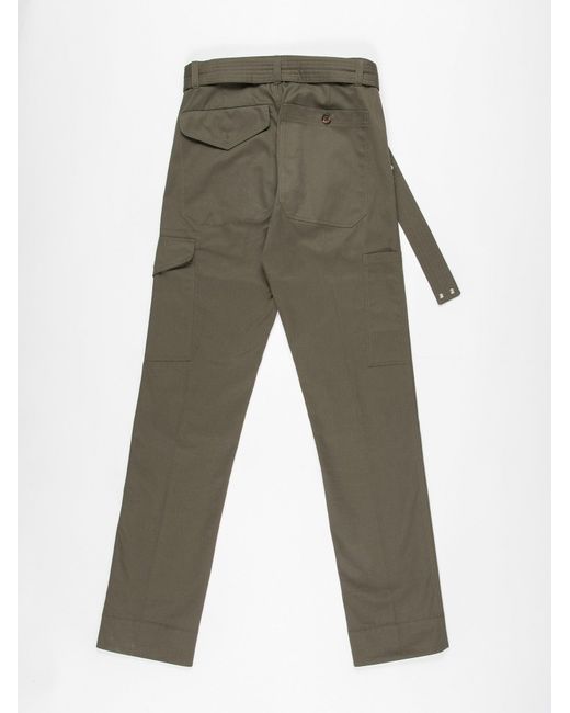 La Fetiche Green Emmanuelle Cotton Utility Trousers