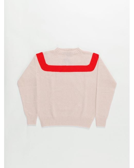 La Fetiche Pink Ossie Traditional Seam Free Sweater