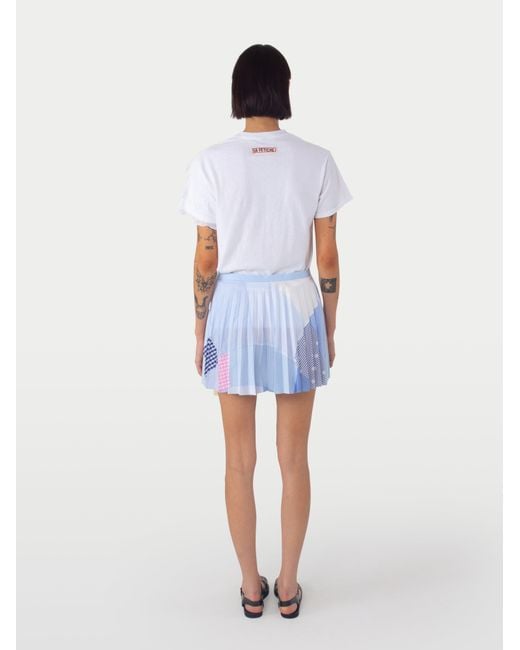 La Fetiche White Cecile Mini Mini Kilt