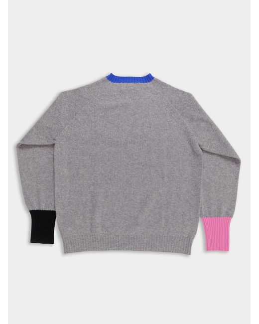 La Fetiche Gray Bryan Lambswool Sweater