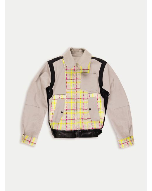 La Fetiche Natural Jaime Reversible Bomber Jacket