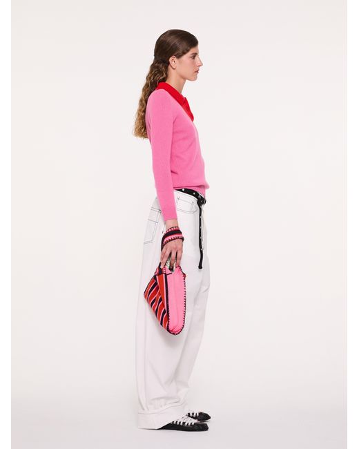 La Fetiche Pink Lory Polo Sweater
