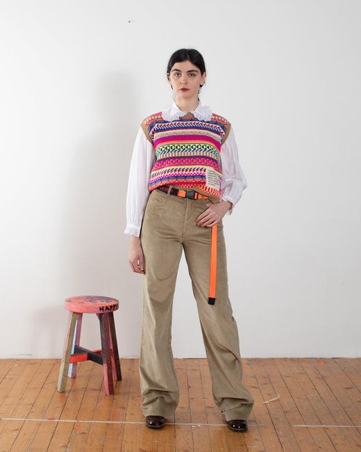 La Fetiche Natural Pauline Jumbo Corduroy Jeans