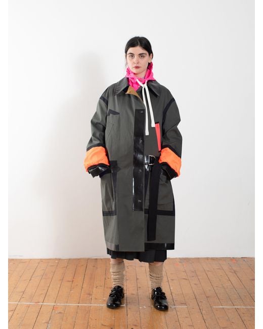 La Fetiche Multicolor Ryder Traditional Waterproof Trench Coat