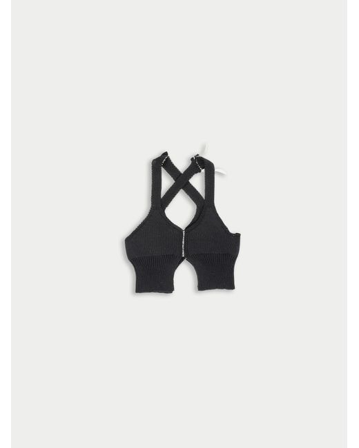 Women's White Mae Knitted Bralette Top