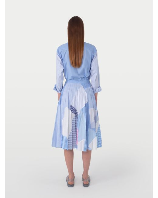 La Fetiche Blue Nico Oversized Shirt