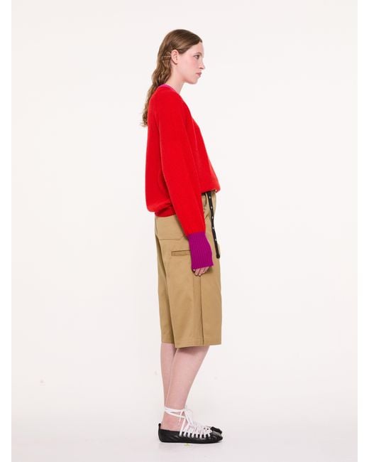 La Fetiche Red Bryan Lambswool Sweater