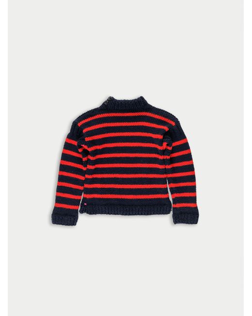 La Fetiche Red Sasha Handknitted Sailor Sweater