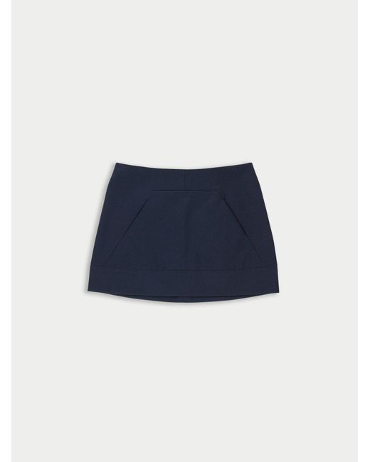 La Fetiche Blue Avril Mini Skirt