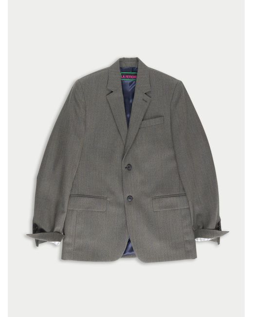 Women's Grey Lotte Tailored Suit Jacket