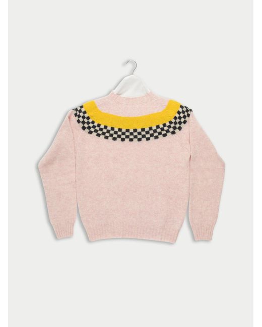 Women's Pink Nova Fairisle Shetland Jumper