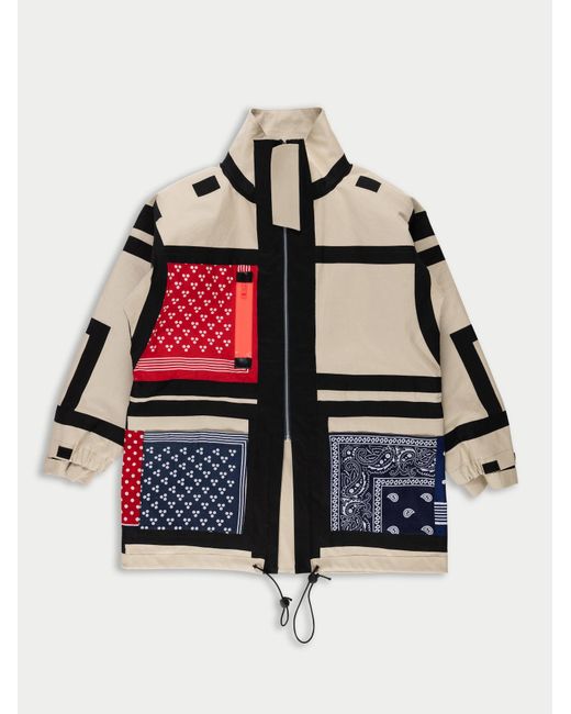 Women's Blue Vita Rose Fully Reversible Waterproof Parka