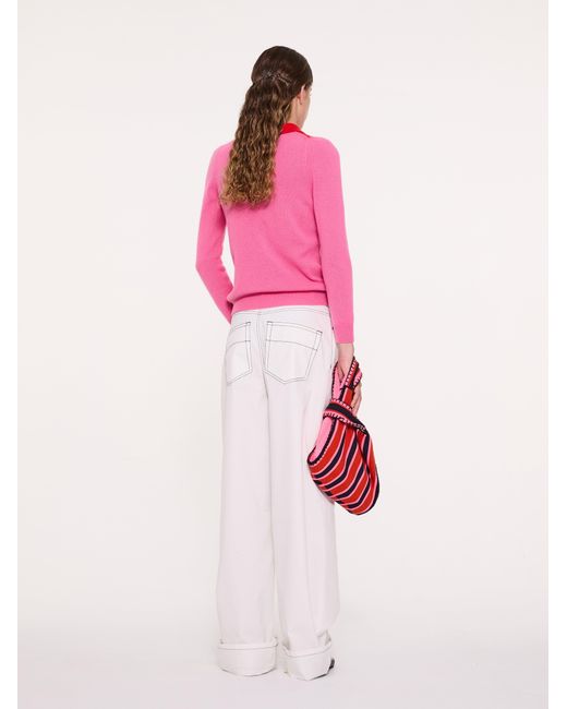La Fetiche Pink Lory Polo Sweater
