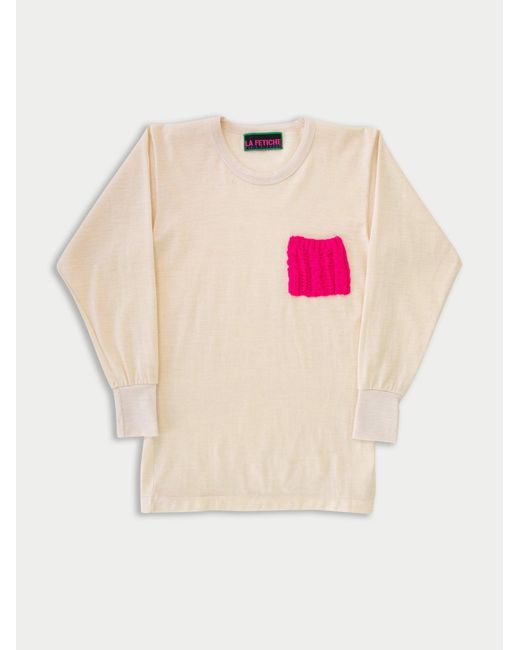 La Fetiche Pink Robyn Long Sleeve Top