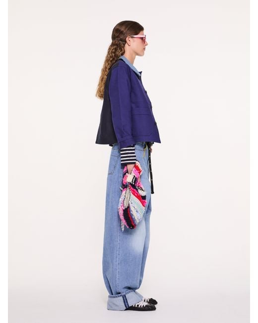 La Fetiche Blue Alex Utility Jacket