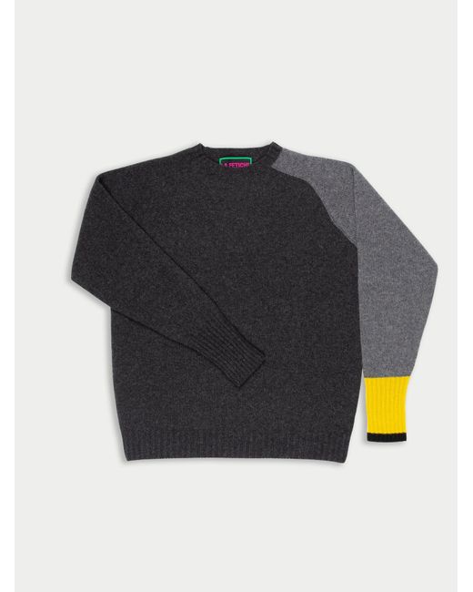 La Fetiche Blue Percy Oversized Lambswool Sweater
