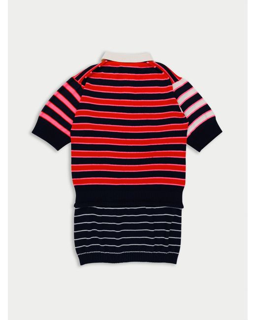 La Fetiche Red Winnie Dress Rugby Dress