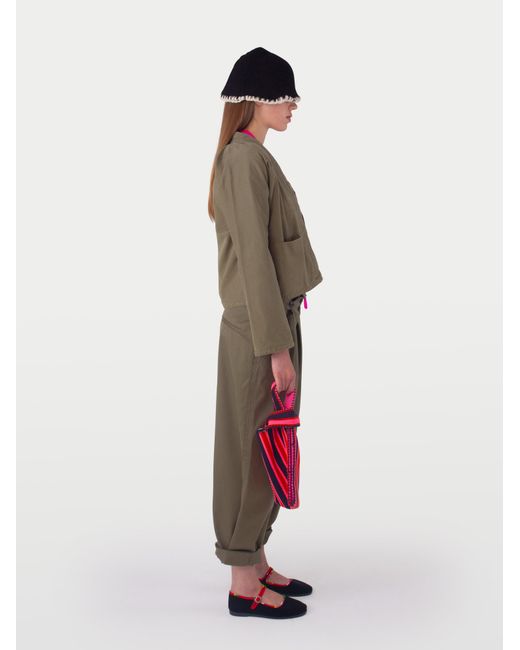 La Fetiche Red Ginger Kimono Jacket