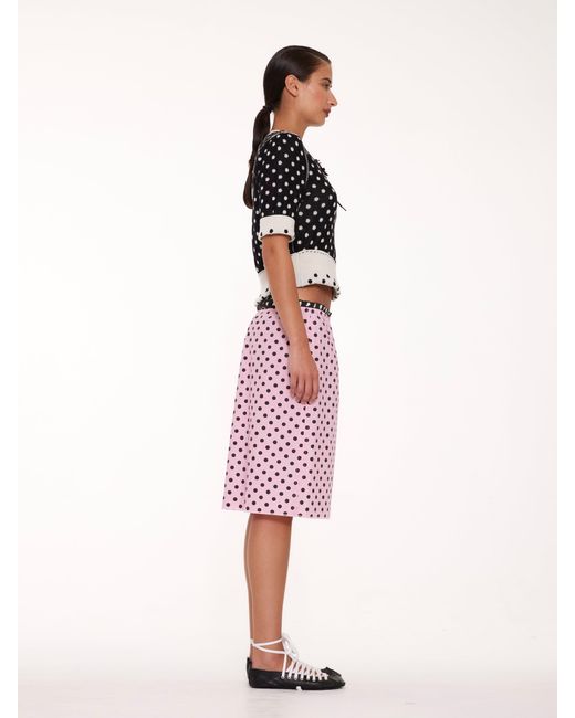 La Fetiche Pink Piano Slip Skirt