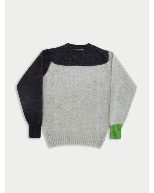 La Fetiche Gray Eva Oversized Brushed Sweater