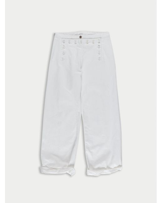 La Fetiche White Marin Sailor Trouser