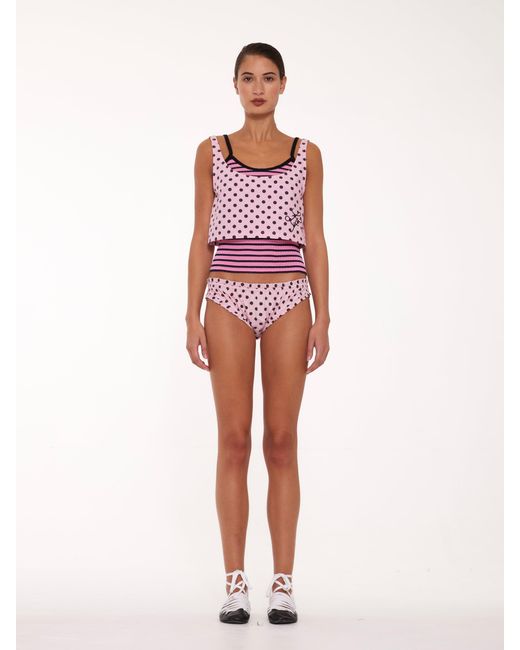 La Fetiche Pink Lulu Cotton Pants