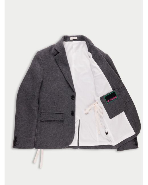 La Fetiche Blue Annie X Oversized Tailored Jacket