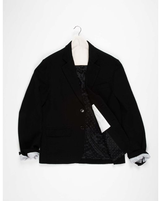 La Fetiche Black Annie Menswear Styled Jacket