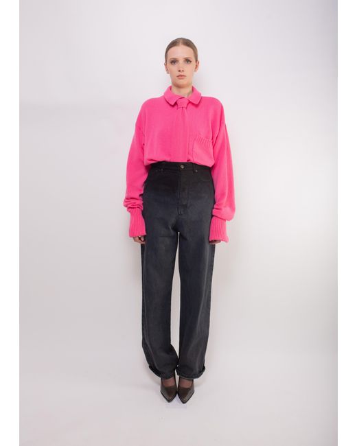 La Fetiche Pink Lennox Knitted Tie