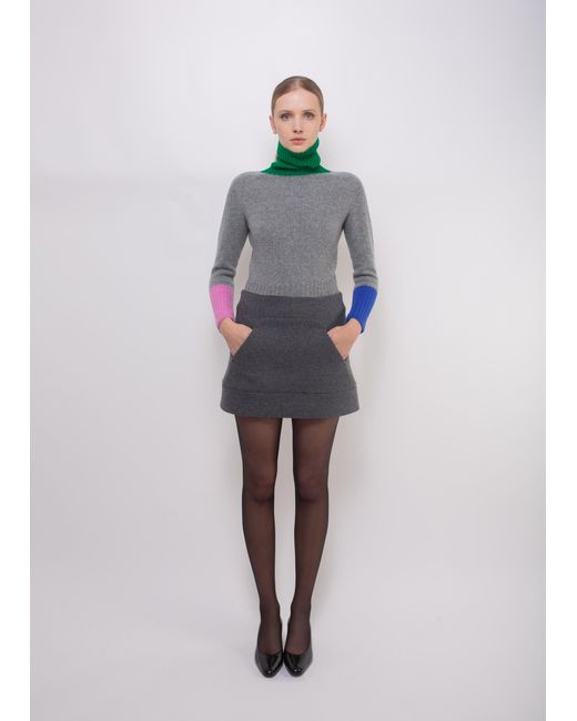 La Fetiche Green Rudi Mini Polo Sweater