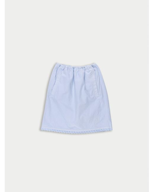 La Fetiche Blue Pia Lingerie Styled Skirt