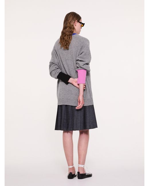La Fetiche Gray Bryan Lambswool Sweater