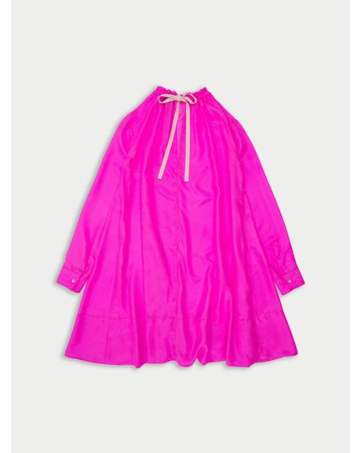 La Fetiche Pink Jill Silk Dress