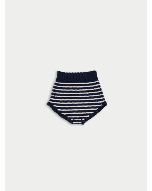La Fetiche Blue Edie Striped Pants