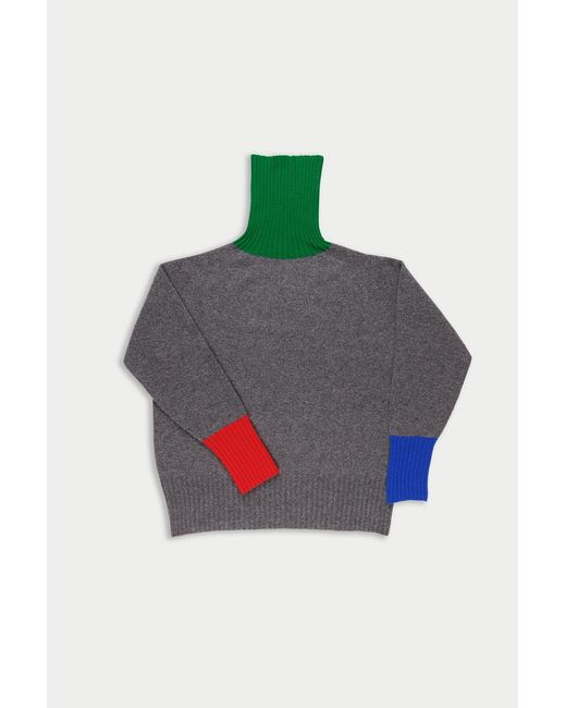 La Fetiche Multicolor Rudi X Polo Sweater