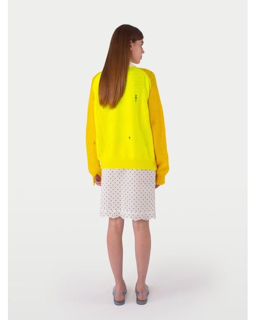 La Fetiche White Piano Slip Skirt