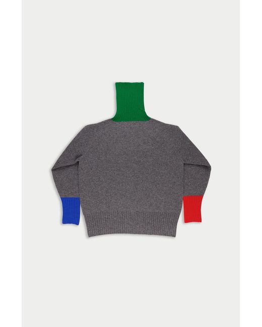La Fetiche Multicolor Rudi X Polo Sweater