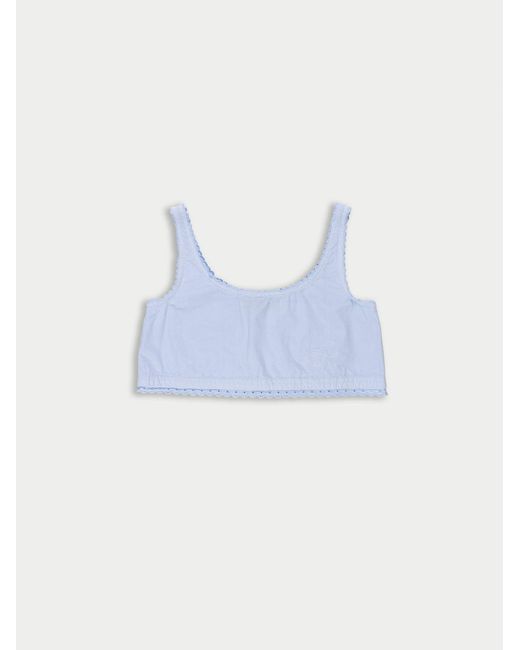 La Fetiche Blue Chloe Lingerie Styled Top
