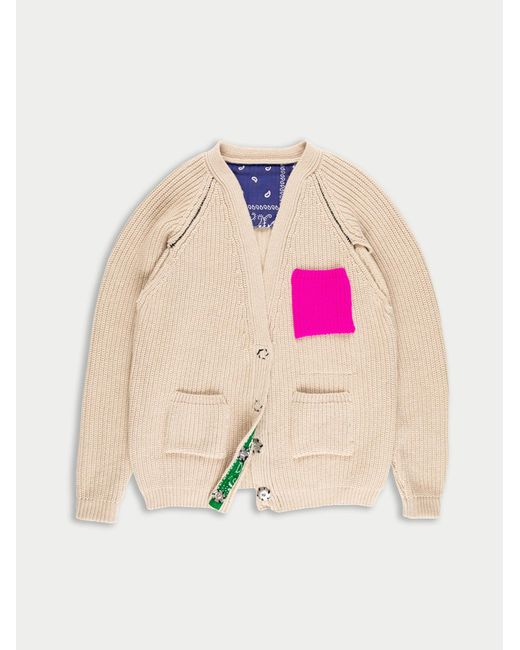 La Fetiche Pink Valerie Heavy Weight Knitted Cardigan