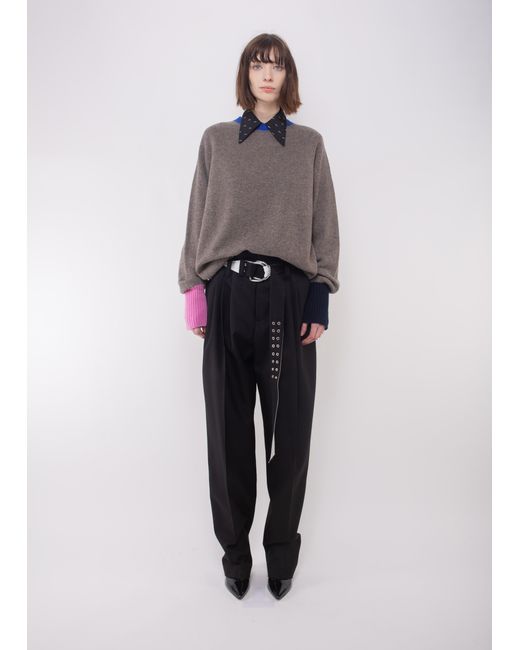 La Fetiche Gray Bryan Lambswool Sweater