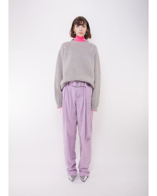 La Fetiche Gray Barney Sweater