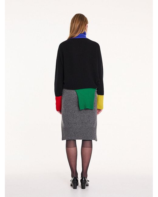 La Fetiche Blue Rudi X Polo Sweater