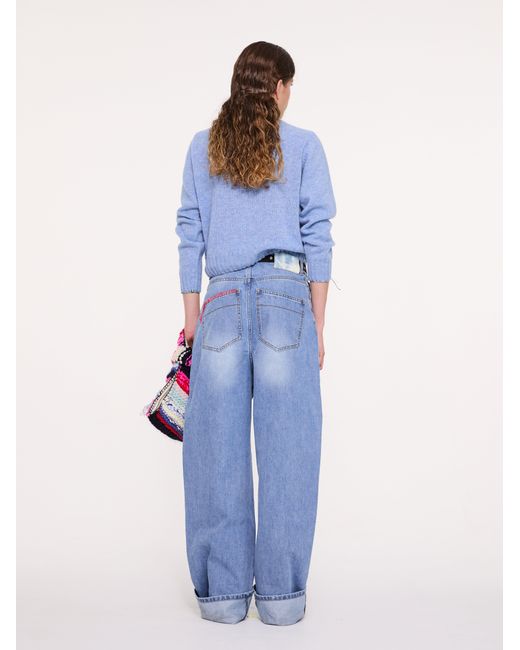 La Fetiche Blue Juergen Stonewashed Boyfriend Jean