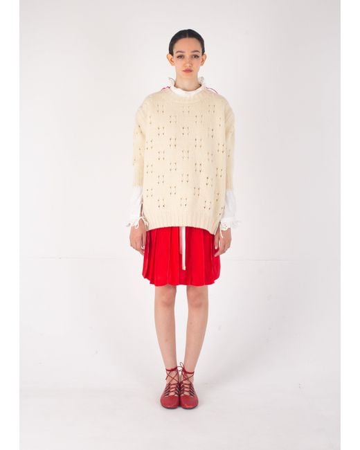 La Fetiche Natural Shelley Loose Fit Sweater