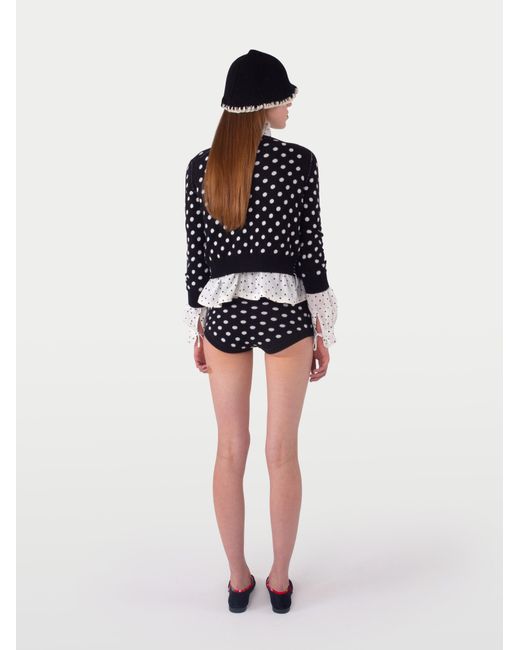 La Fetiche White Rey Spot Pants